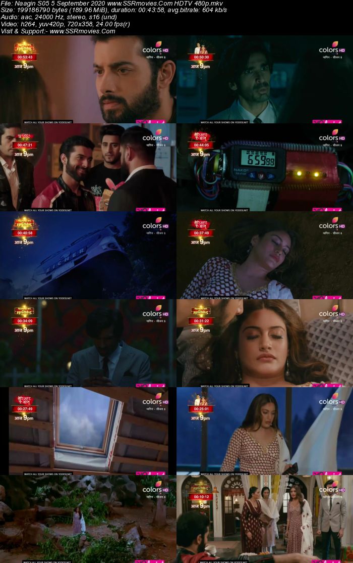 Naagin 5 5th September 2020 HDTV 480p 720p 200MB Download