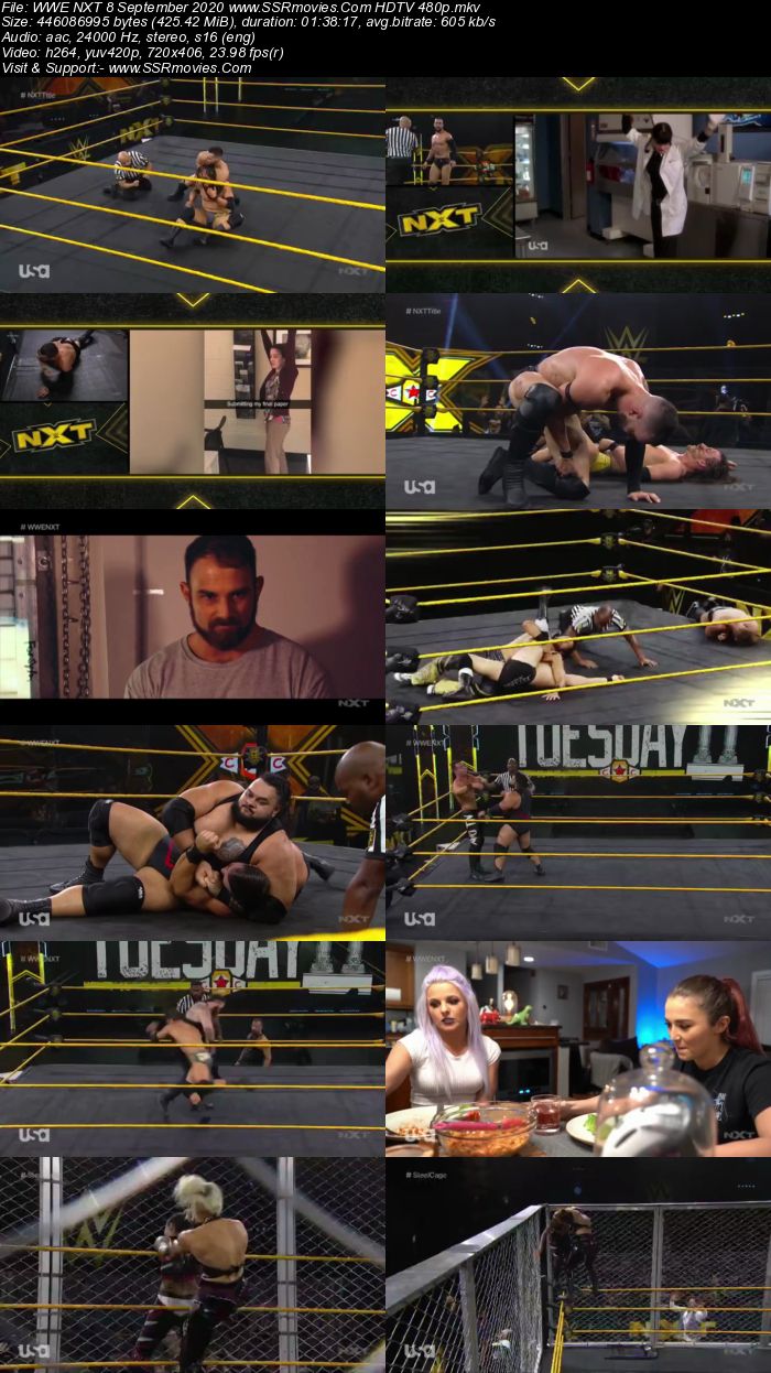 WWE NXT 8 September 2020 HDTV 480p Full Show Download WWE NXT 8 September 2020 HDTV 480p Full Show Download