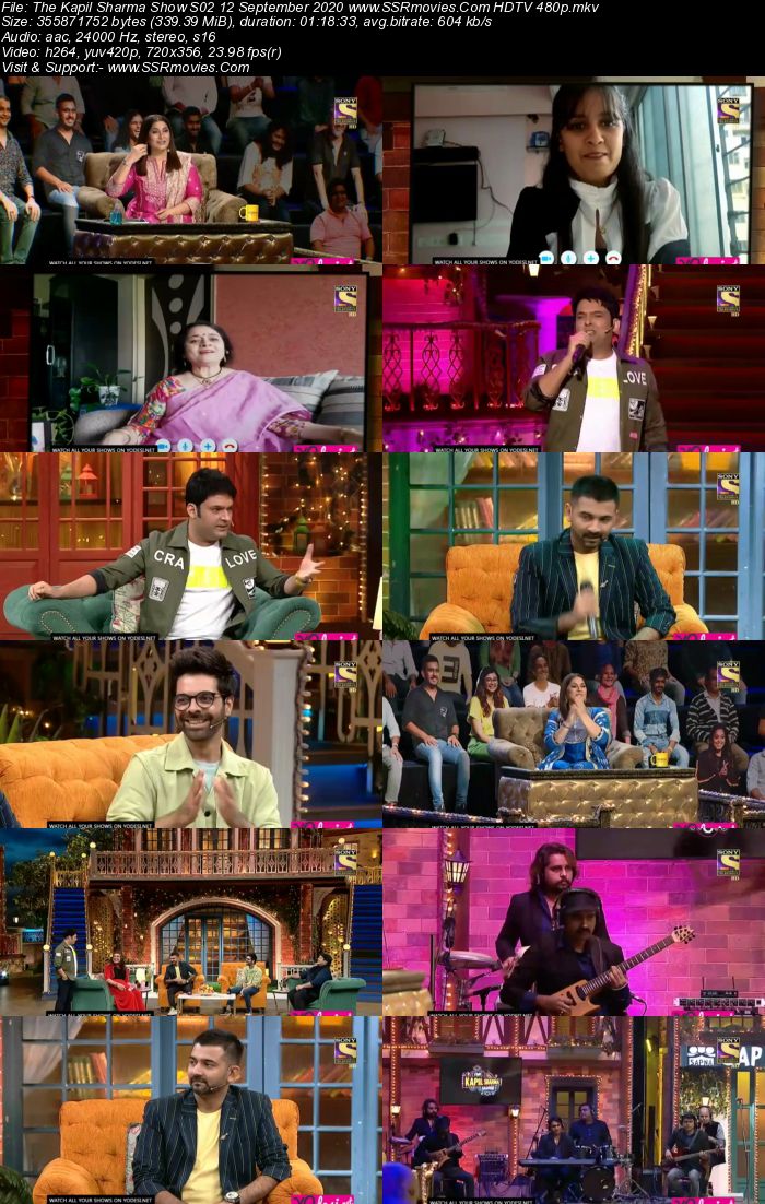 The Kapil Sharma Show S02 12 September 2020 Full Show Download HDTV HDRip 480p 720p