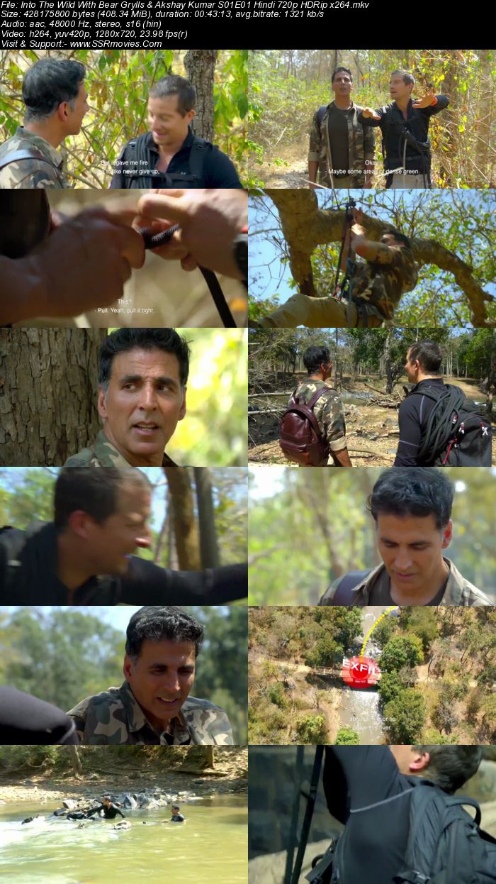 Into The Wild With S01E01 (Akshay Kumar) 480p 720p HDRip 400MB Download