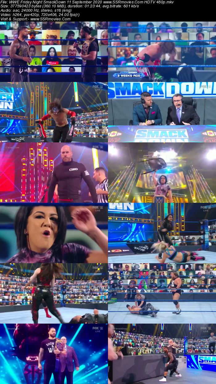 WWE Friday Night SmackDown 11 September 2020 Full Show Download