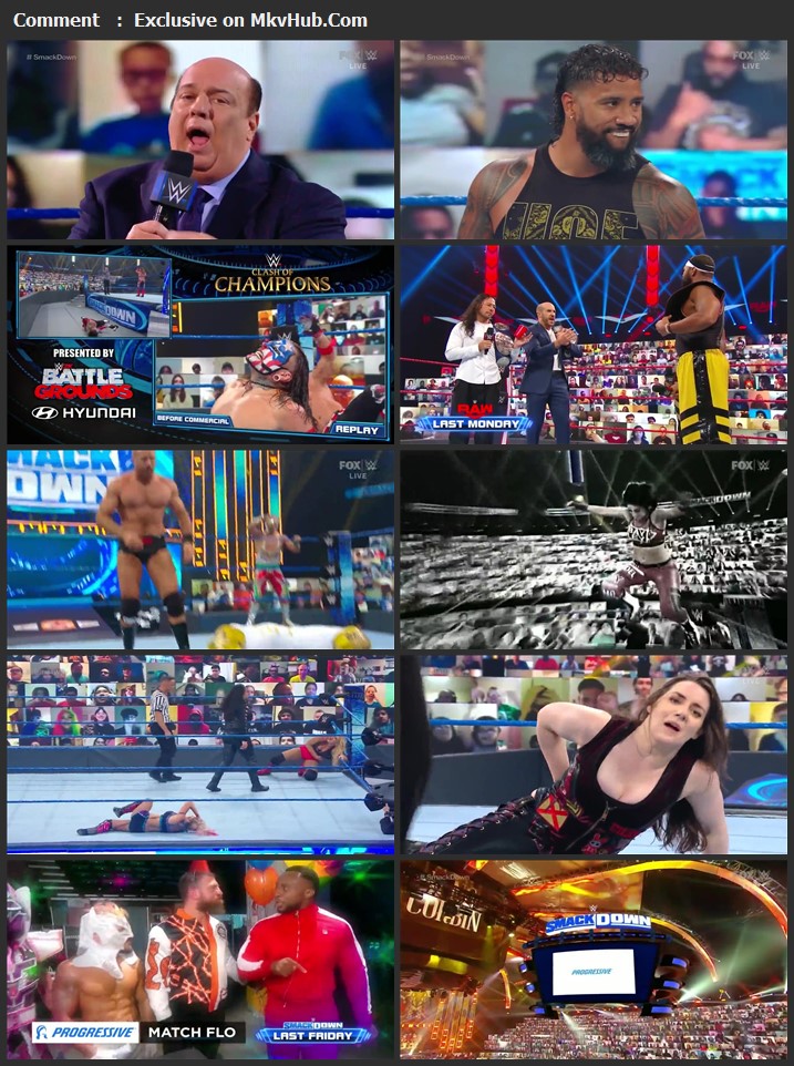 WWE Friday Night SmackDown 11 September 2020 720p HDTV x264 750MB Download