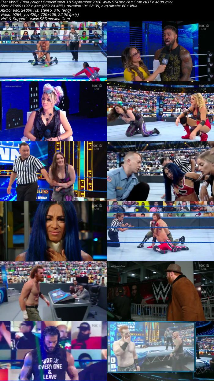 WWE Friday Night SmackDown 18 September 2020 Full Show Download