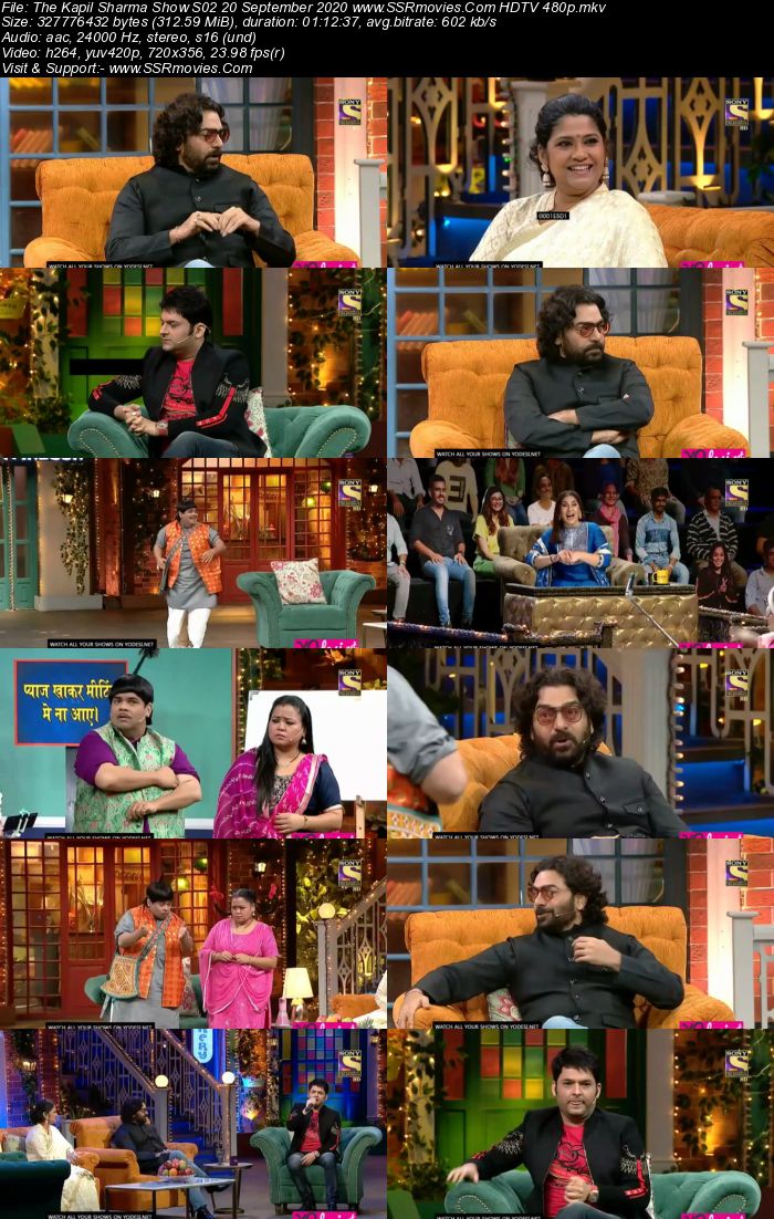 The Kapil Sharma Show S02 20 September 2020 Full Show Download HDTV HDRip 480p 720p