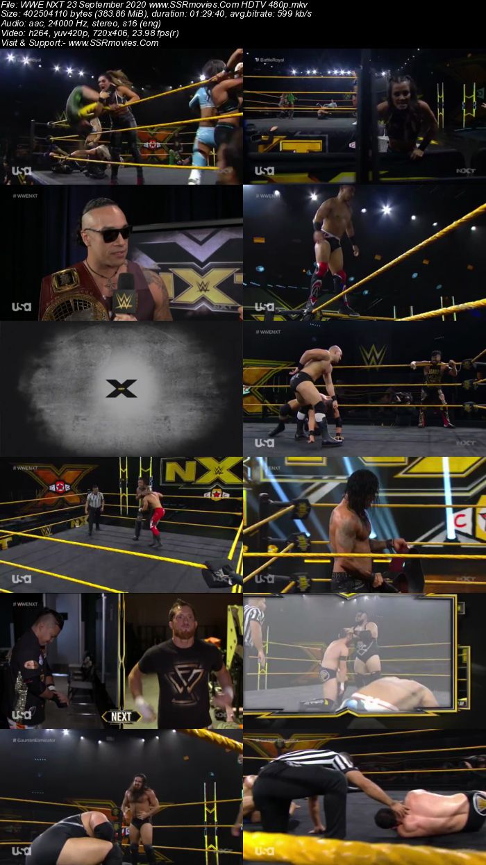 WWE NXT 23 September 2020 HDTV 480p Full Show Download