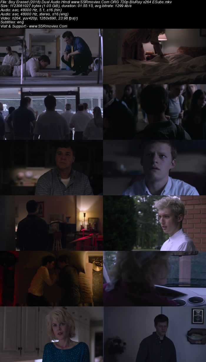 Boy Erased (2018) Dual Audio Hindi 720p BluRay 1GB Full Movie Download