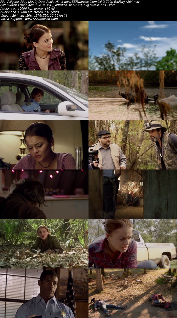 Alligator Alley (2013) Dual Audio Hindi 720p BluRay 900MB Full Movie Download