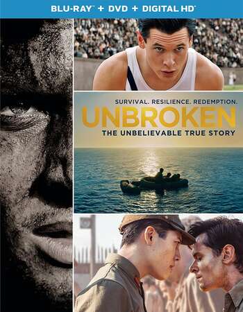 Unbroken (2014) Dual Audio Hindi 480p BluRay x264 450MB ESubs Full Movie Download