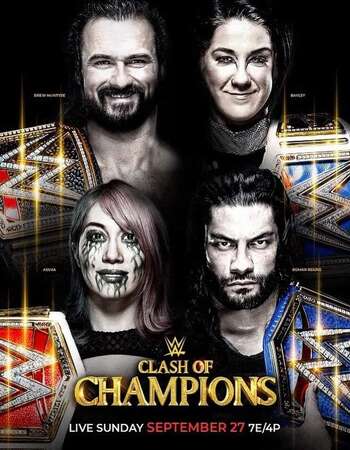 WWE Clash Of Champions 2020 PPV 480p 720p WEBRip x264 Download