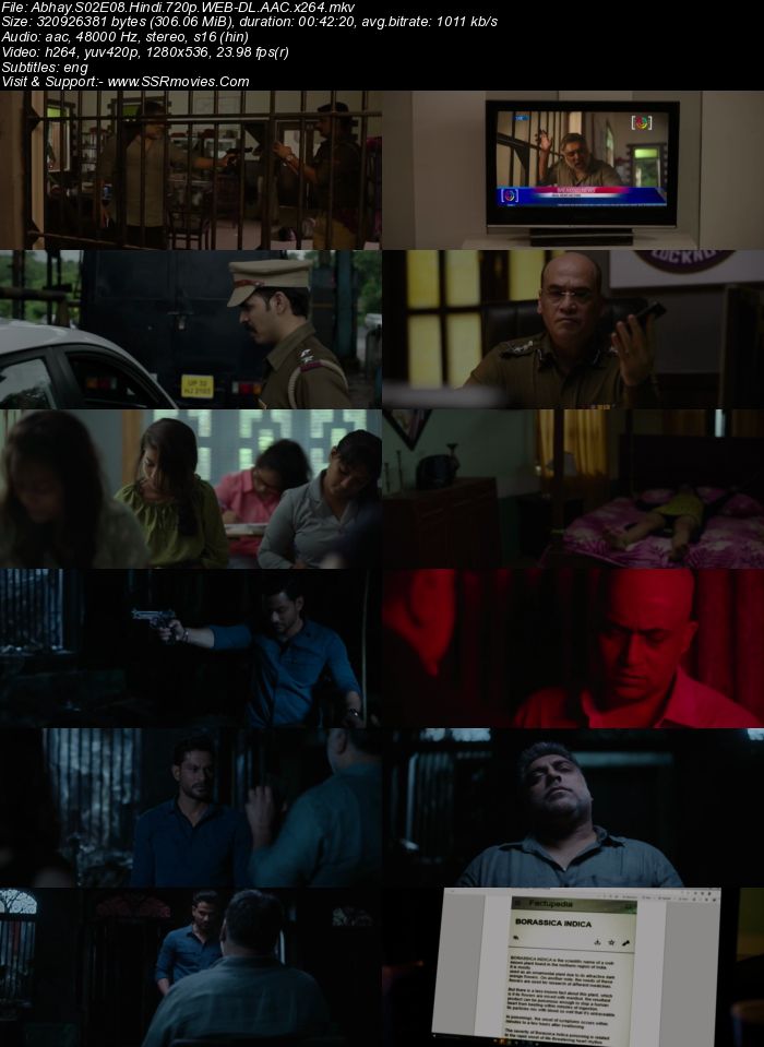 Abhay S02 Hindi Complete 720p HDRip x264 1.3GB Download