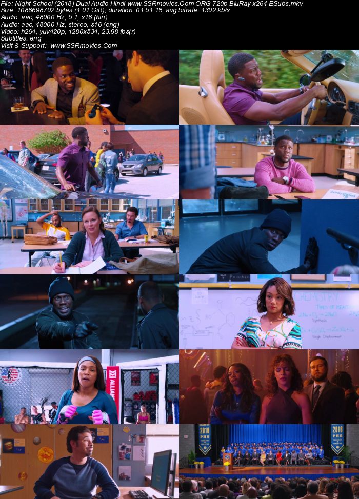 Night School (2018) Dual Audio Hindi 720p BluRay x264 1GB Full Movie Download