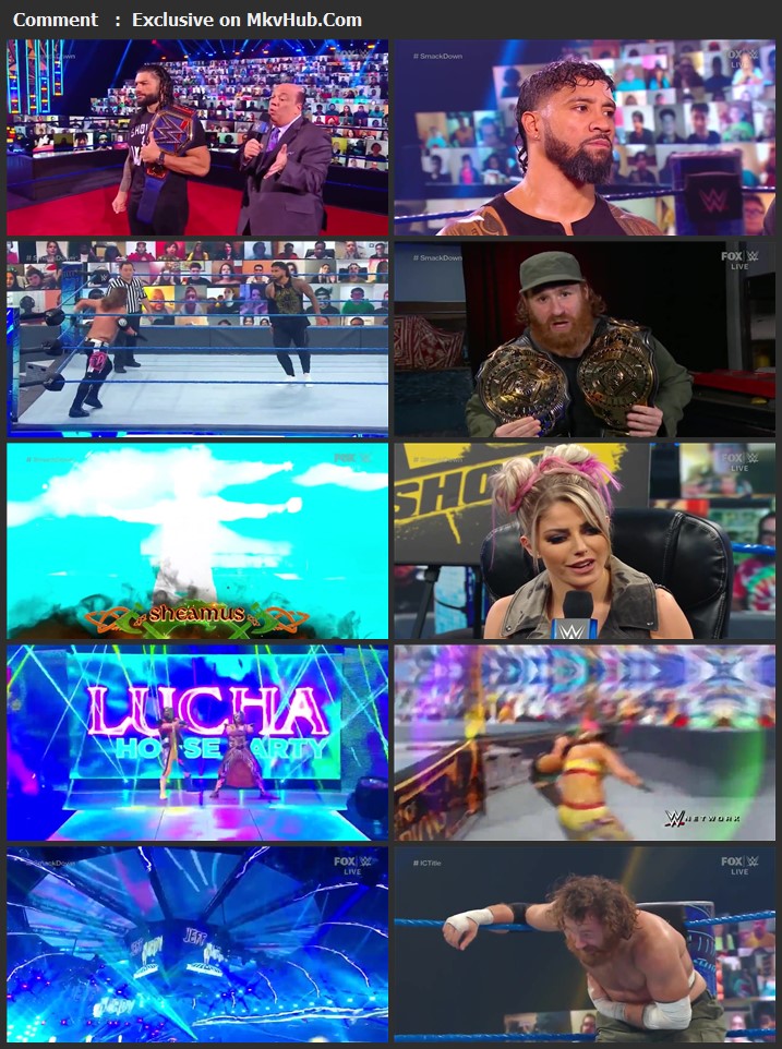 WWE Friday Night SmackDown 2 October 2020 720p HDTV x264 750MB Download