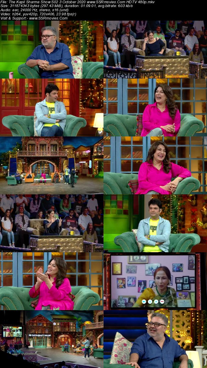 The Kapil Sharma Show S02 3 October 2020 Full Show Download HDTV HDRip 480p 720p