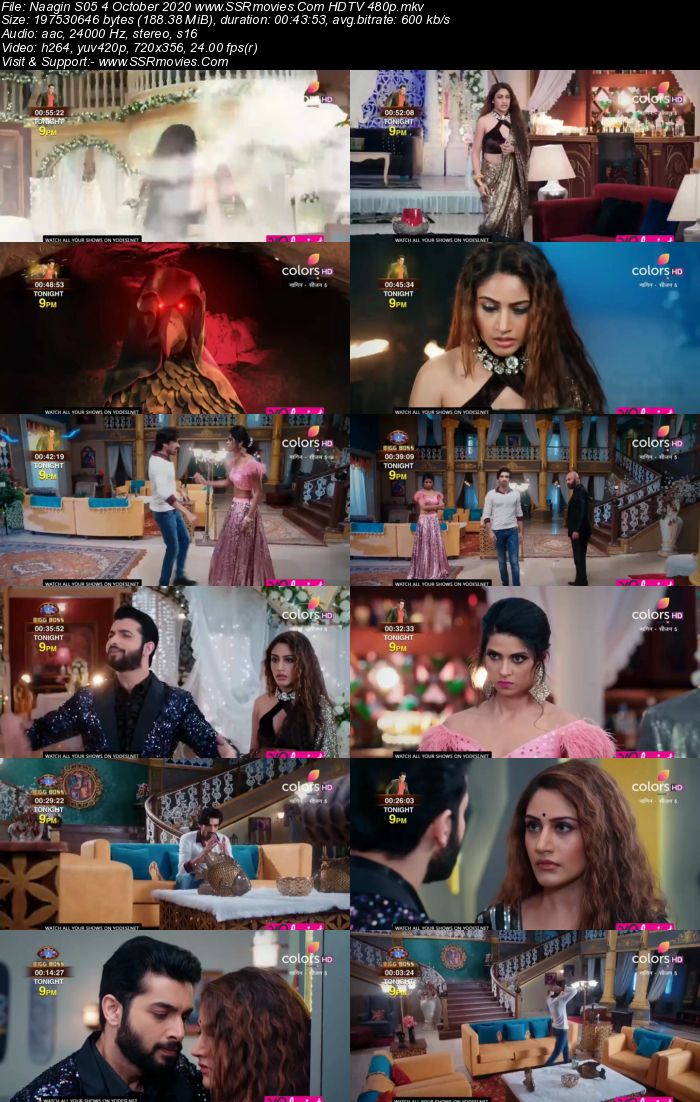 Naagin S05 4 October 2020 HDTV 480p 720p 200MB Download