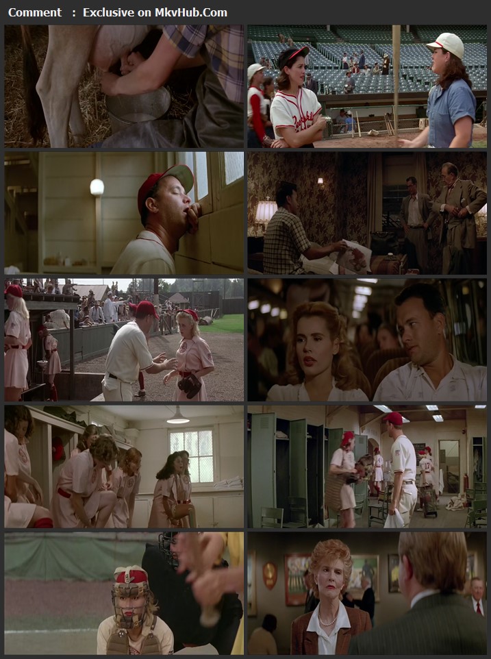 A League of Their Own 1992 English 720p BluRay 1GB Download