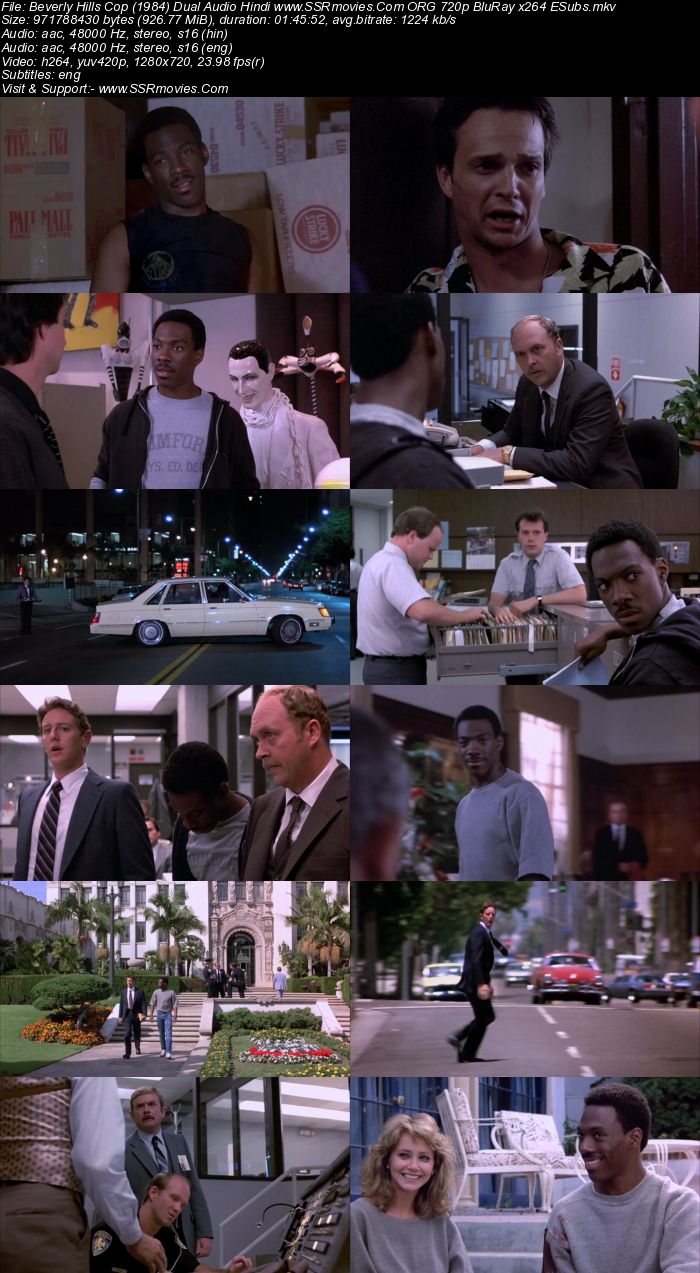 Beverly Hills Cop (1984) Dual Audio Hindi 480p BluRay 350MB ESubs Full Movie Download