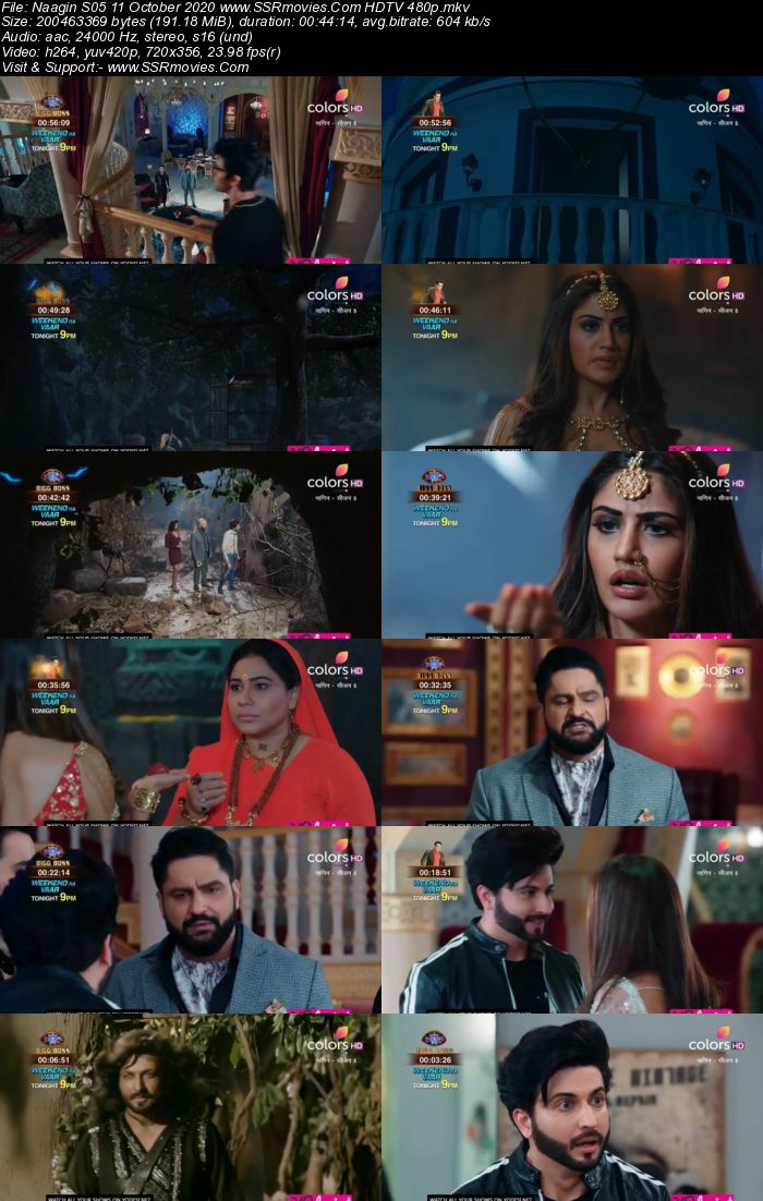 Naagin S05 11 October 2020 HDTV 480p 720p 200MB Download