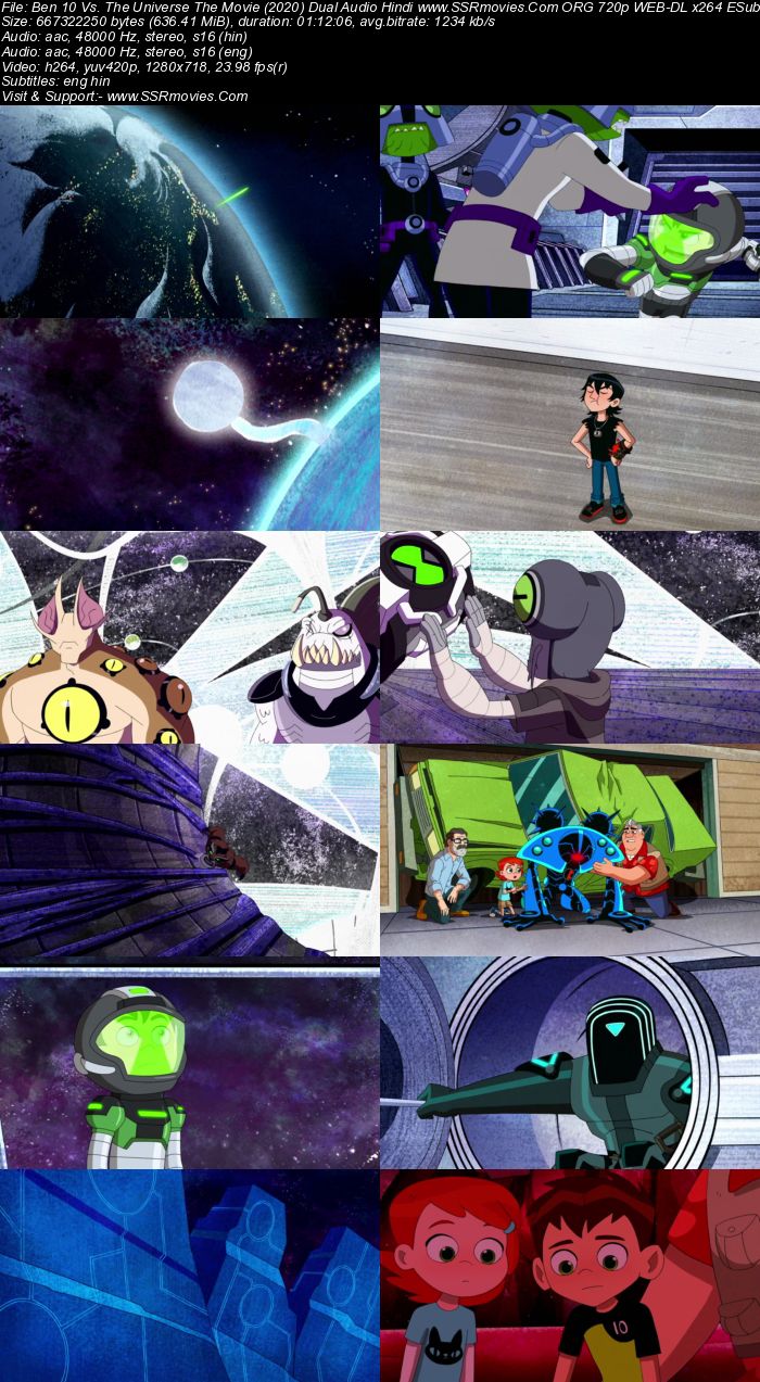 Ben 10 vs the Universe The Movie (2020) Dual Audio Hindi 480p WEB-DL 250MB Full Movie Download