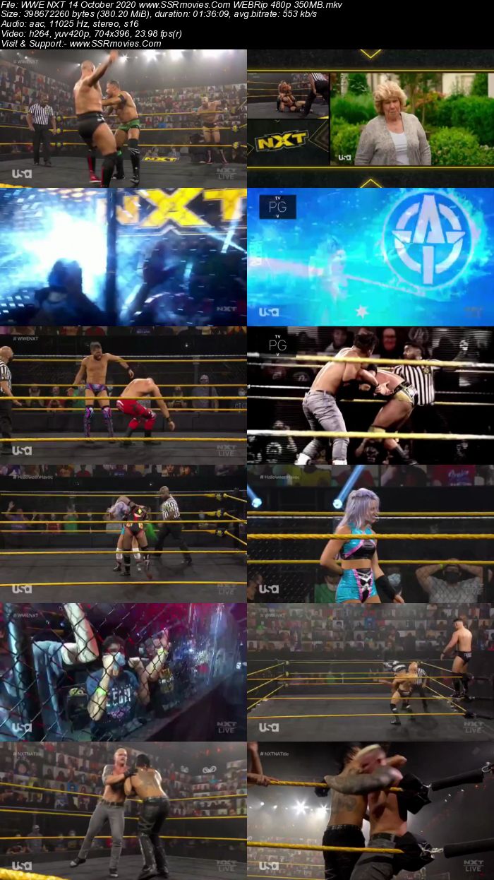 WWE NXT 14 October 2020 HDTV 480p Full Show Download