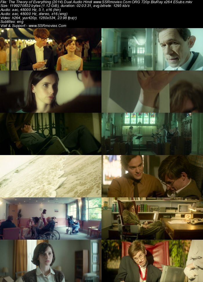 The Theory of Everything (2014) Dual Audio Hindi 720p BluRay x264 1.1GB Full Movie Download