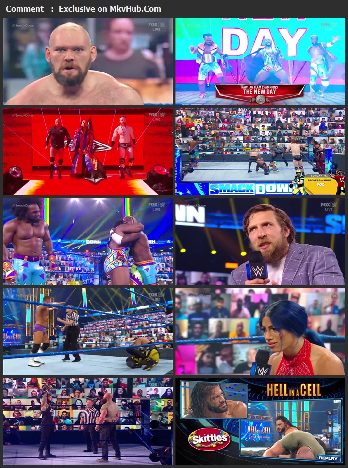 WWE Friday Night SmackDown 16 October 2020 720p HDTV x264 700MB Download