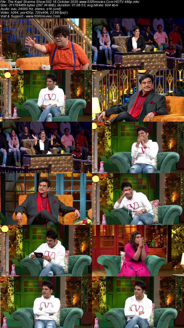 The Kapil Sharma Show S02 18 October 2020 Full Show Download HDTV HDRip 480p 720p