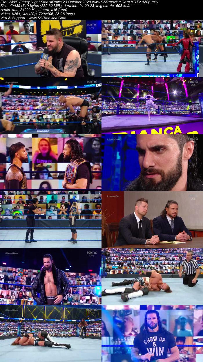 WWE Friday Night SmackDown 23 October 2020 Full Show Download