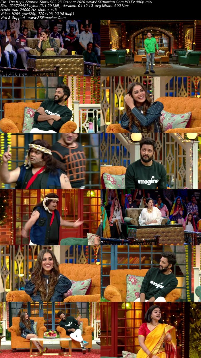 The Kapil Sharma Show S02 25 October 2020 Full Show Download HDTV HDRip 480p 720p