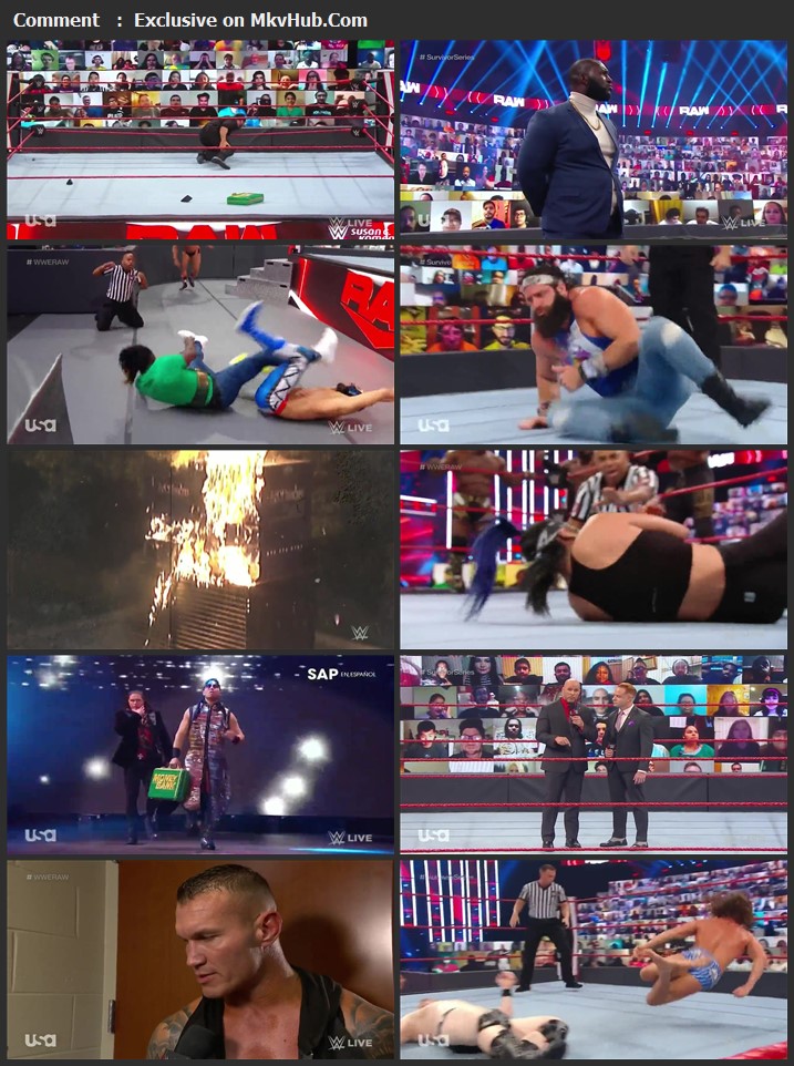 WWE Monday Night RAW 26 October 2020 720p HDTV x264 1.1GB Download