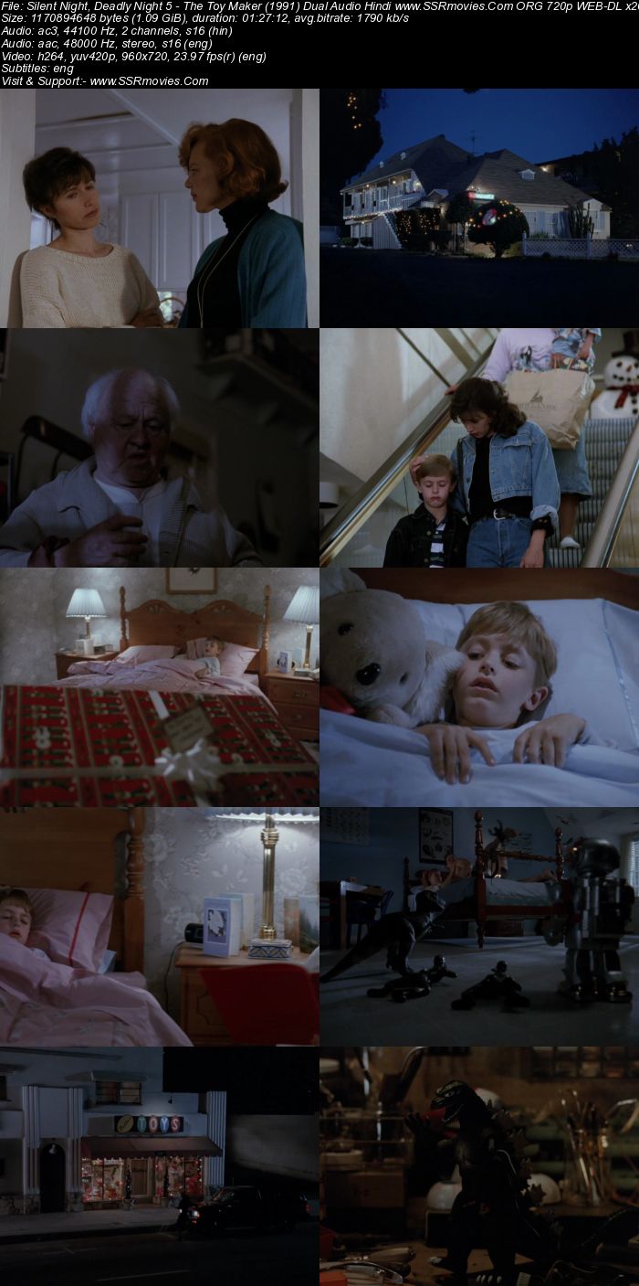 Silent Night, Deadly Night 5: The Toy Maker (1991) Dual Audio Hindi 720p WEB-DL x264 1.1GB Full Movie Download