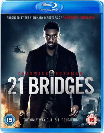 21 Bridges (2019) Dual Audio Hindi ORG 480p BluRay 300MB ESubs Full Movie Download