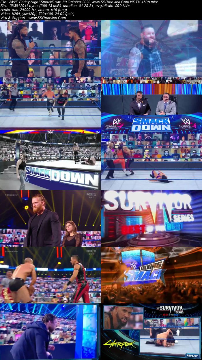 WWE Friday Night SmackDown 30 October 2020 Full Show Download