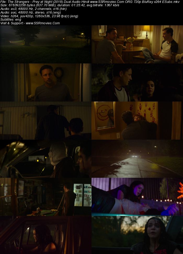 The Strangers Prey at Night (2018) Dual Audio Hindi 480p BluRay 300MB Full Movie Download