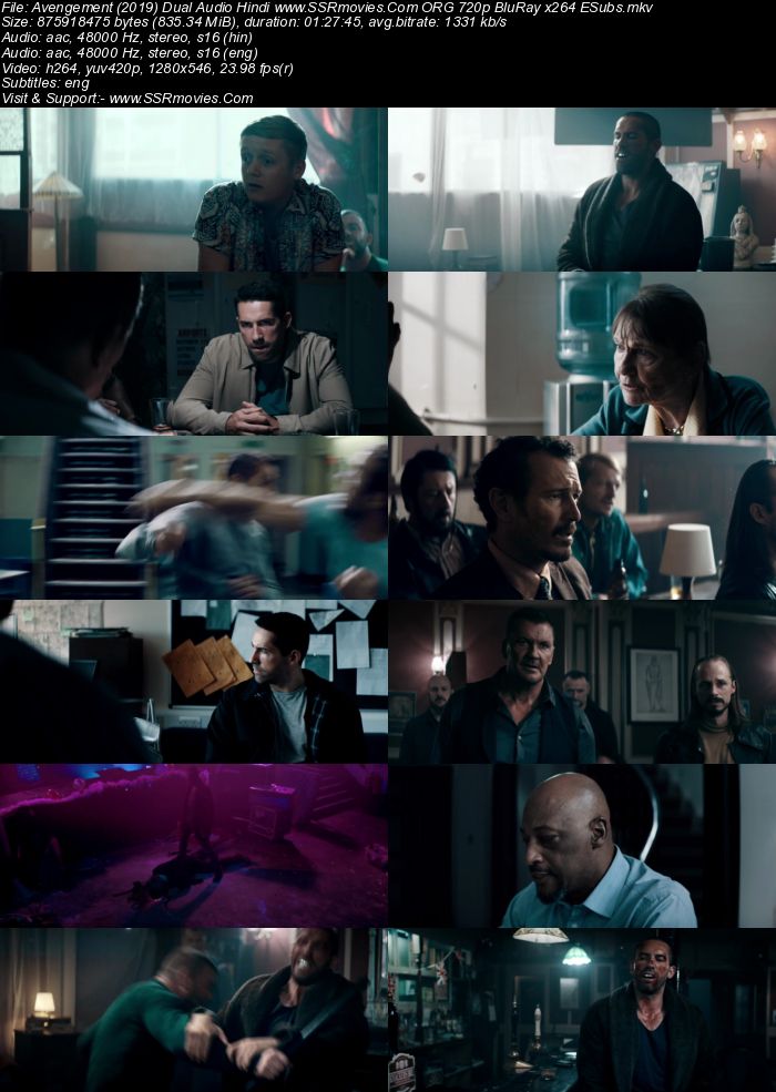 Avengement (2019) Dual Audio Hindi 720p BluRay x264 800MB Full Movie Download