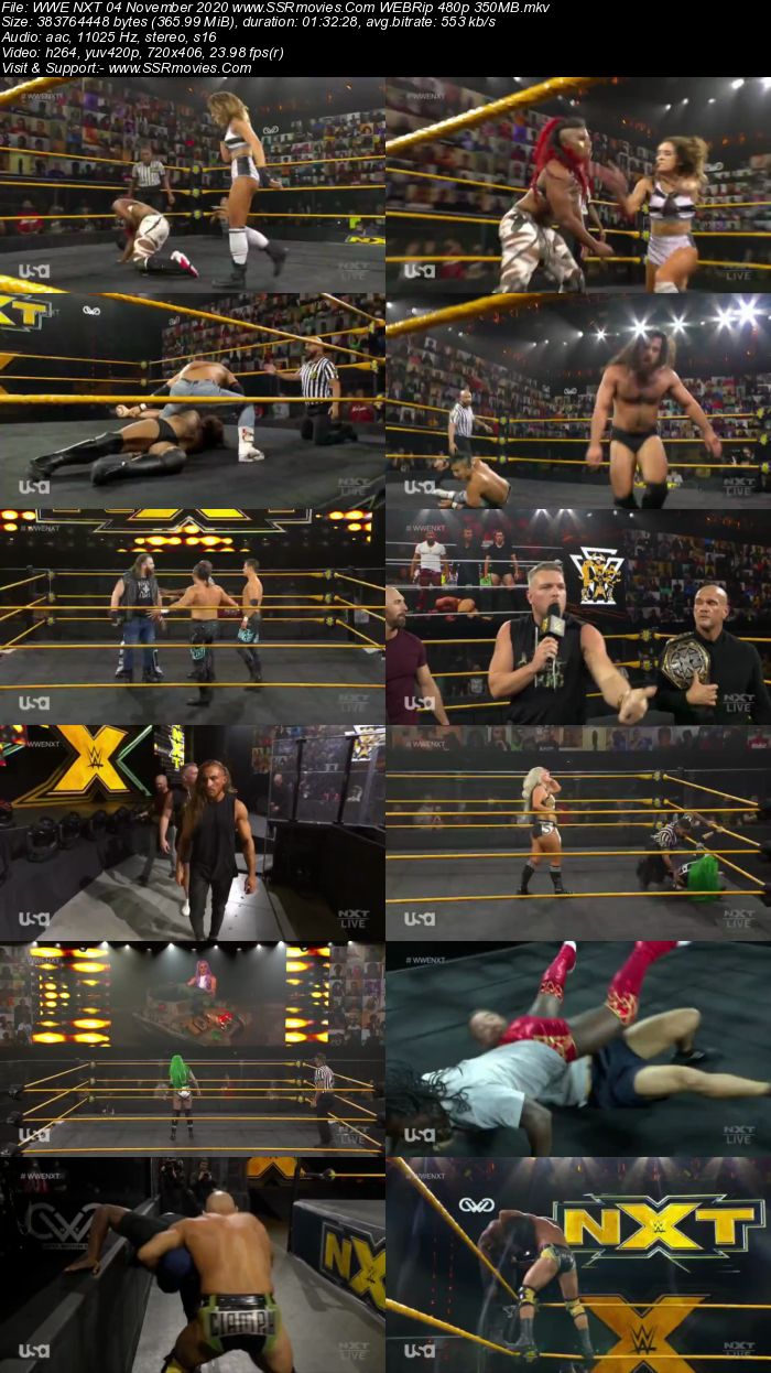 WWE NXT 4 November 2020 HDTV 480p Full Show Download
