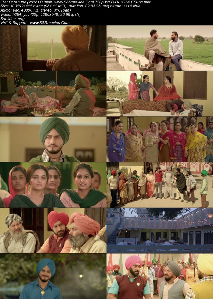 Parahuna (2018) Punjabi 720p WEB-DL x264 950MB Full Movie Download