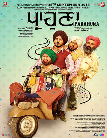 Parahuna (2018) Punjabi 720p WEB-DL x264 950MB Full Movie Download