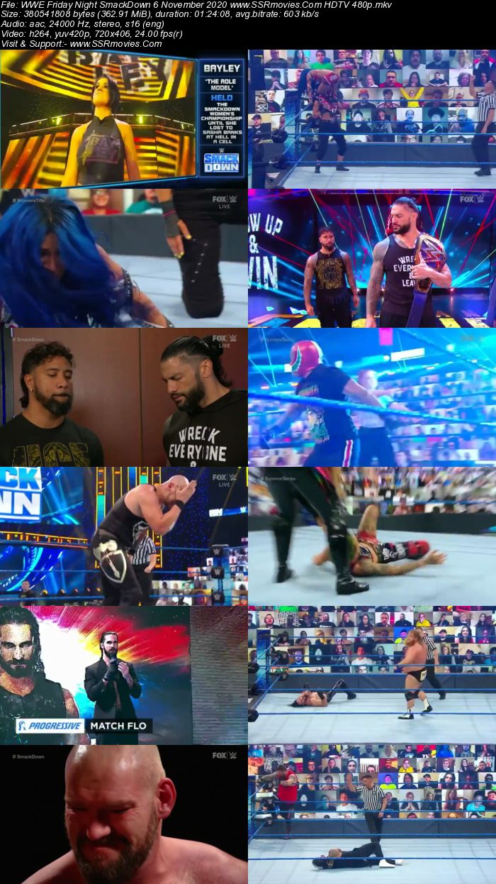 WWE Friday Night SmackDown 6 November 2020 Full Show Download