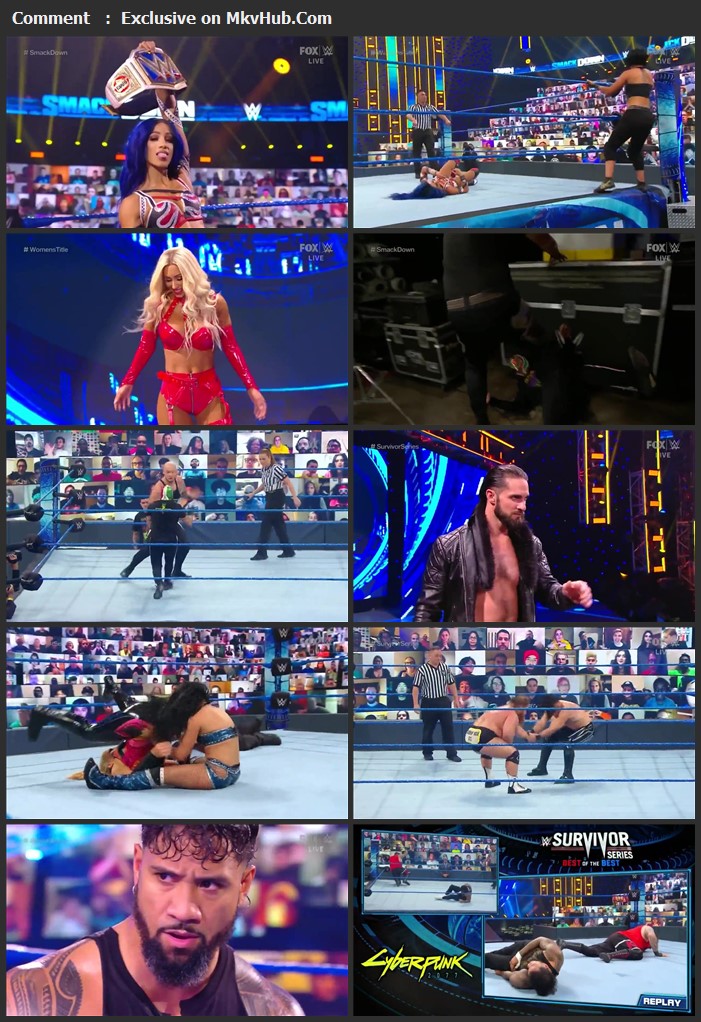 WWE Friday Night SmackDown 06 November 2020 720p HDTV 750MB Download