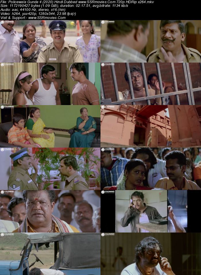 Policewala Gunda 4 (2020) Hindi Dubbed 480p HDRip x264 400MB Movie Download