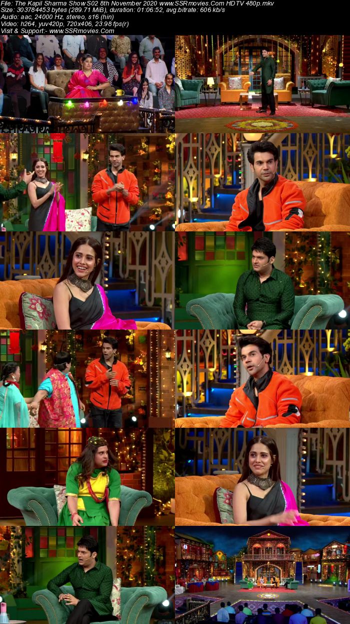 The Kapil Sharma Show S02 8 November 2020 Full Show Download HDTV HDRip 480p 720p