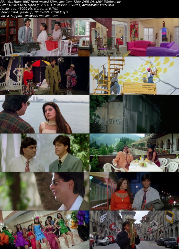 Yes Boss (1997) Hindi 720p WEB-DL x264 1.2GB Full Movie Download Yes Boss (1997) Hindi 720p WEB-DL x264 1.2GB Full Movie Download