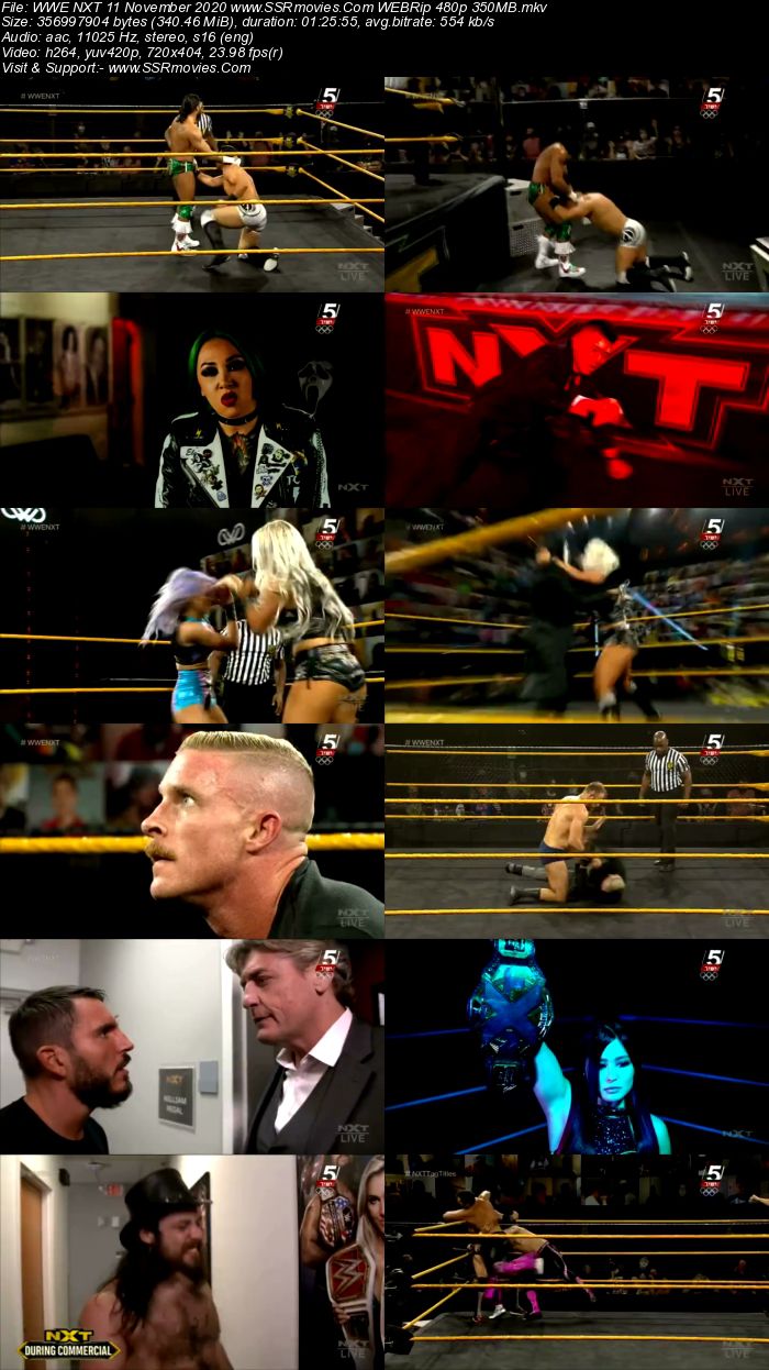 WWE NXT 11 November 2020 HDTV 480p Full Show Download