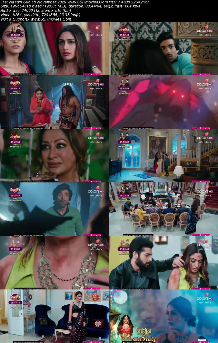 Naagin S05 15 November 2020 HDTV 480p 720p 200MB Download