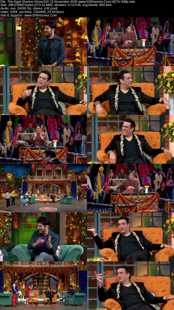 The Kapil Sharma Show S02 15 November 2020 Full Show Download HDTV HDRip 480p 720p