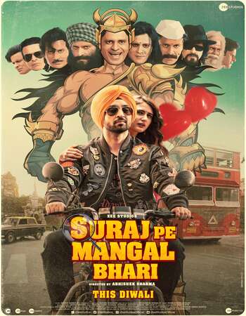 Suraj Pe Mangal Bhari (2020) Hindi 720p pDVDRip 1.1GB Full Movie Download