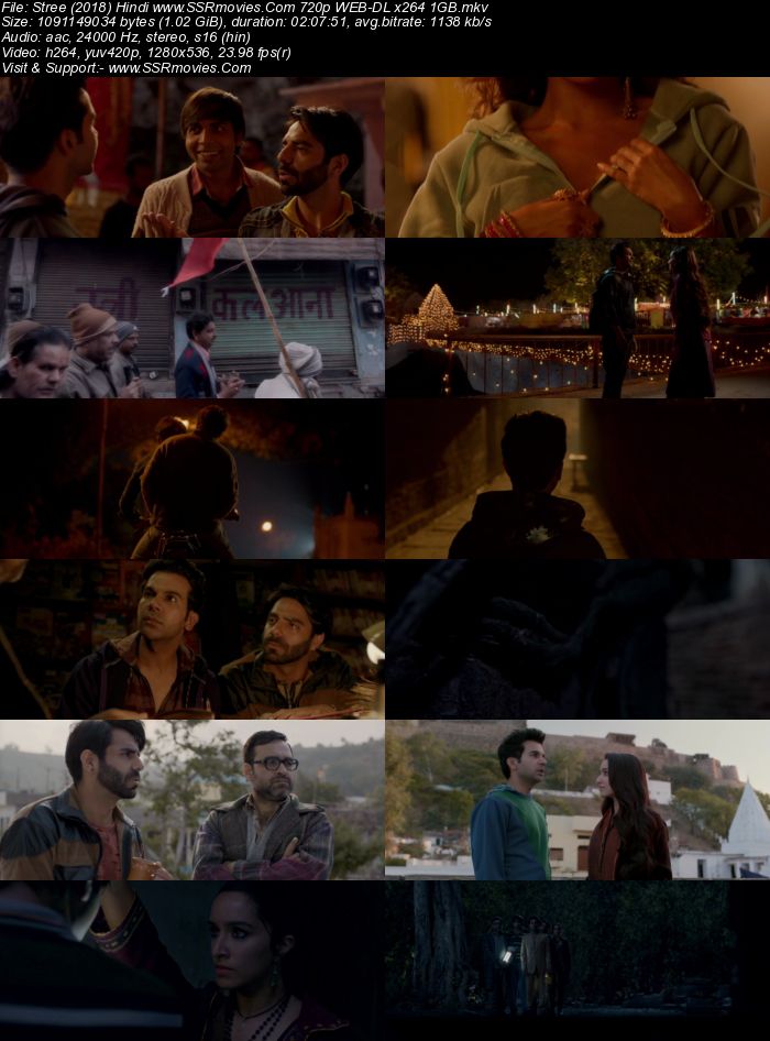 Stree (2018) Hindi 720p WEB-DL x264 1GB Full Movie Download