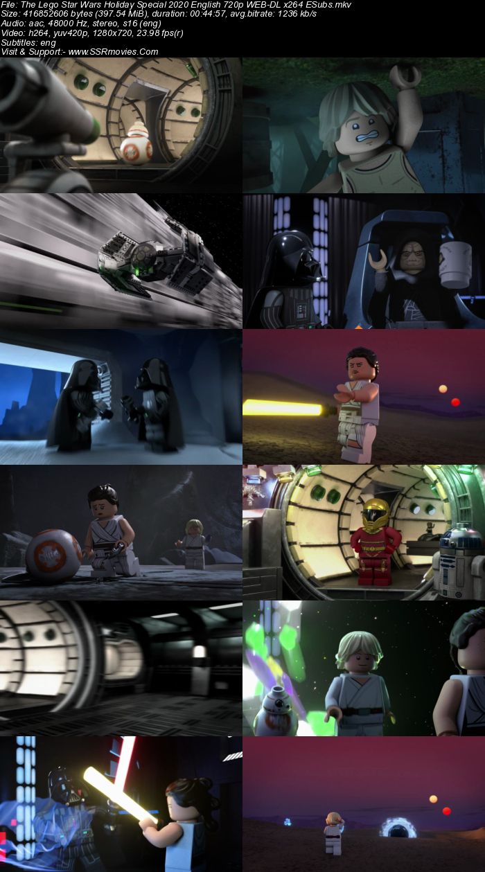 The Lego Star Wars Holiday Special (2020) English 480p WEB-DL 150MB Full Movie Download