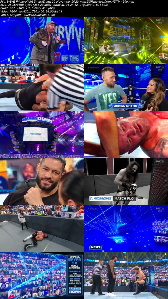 WWE Friday Night SmackDown 20 November 2020 Full Show Download