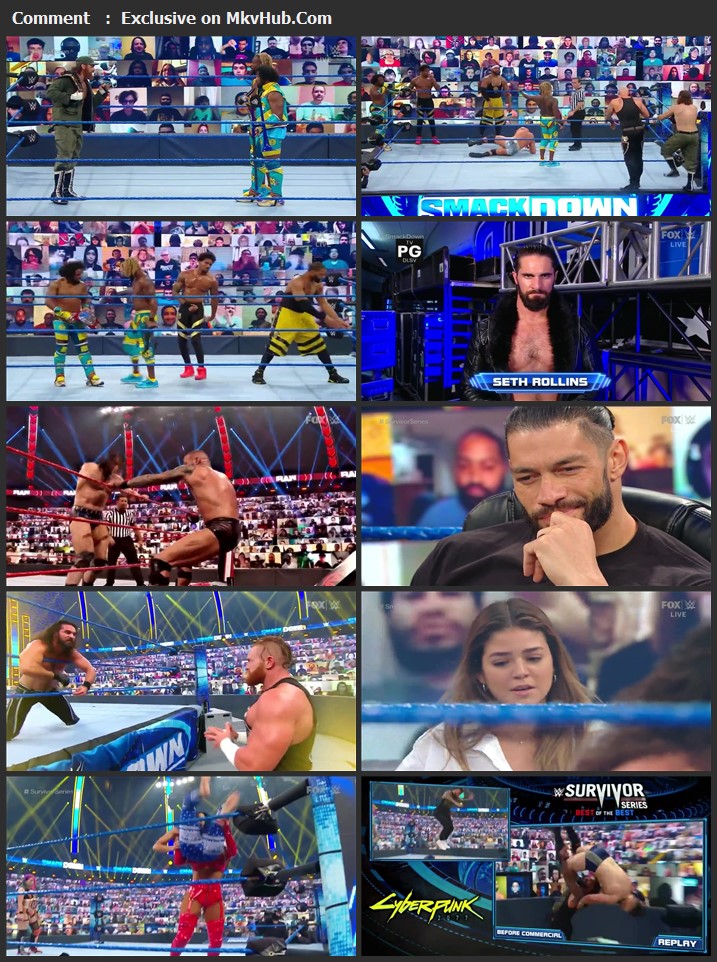 WWE Friday Night SmackDown 20 November 2020 720p HDTV 750MB Download
